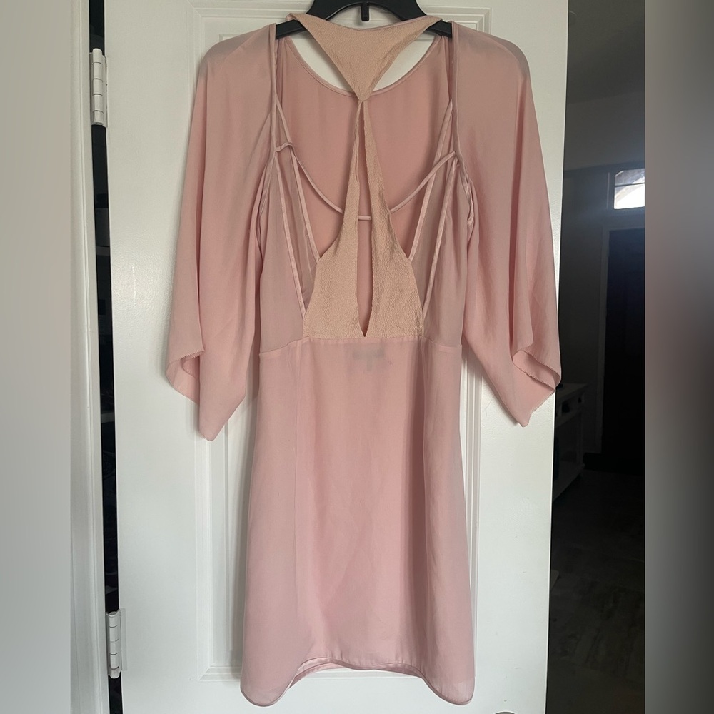 Halston Heritage Blush Pink Dress